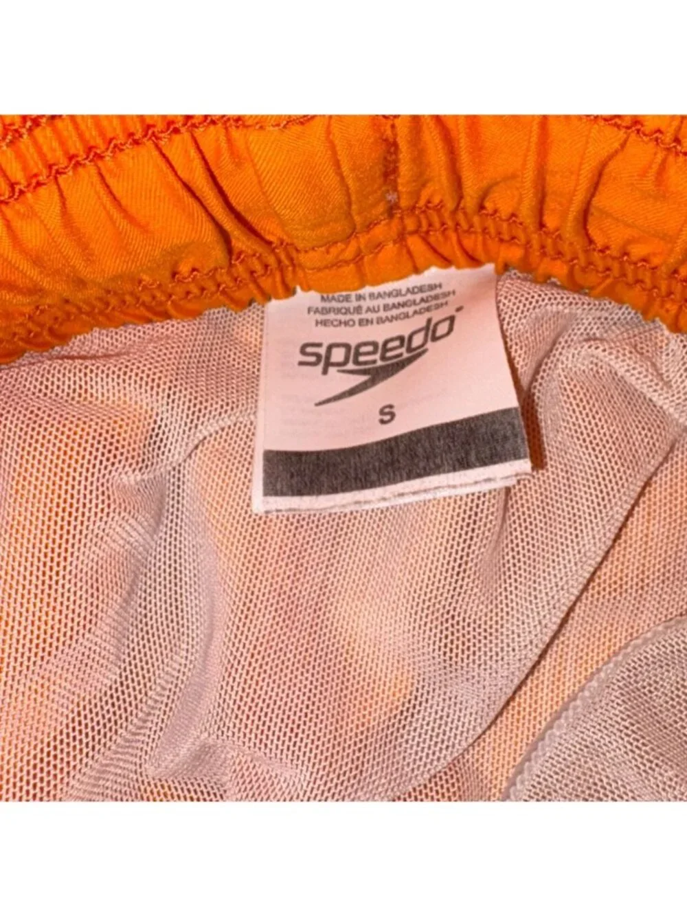 Speedo Boys Swimming Trunks-Orange-Small-GUC